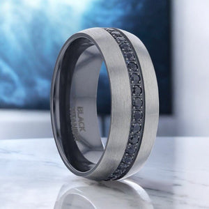 AVIATOR Titanium men's wedding band, image 1