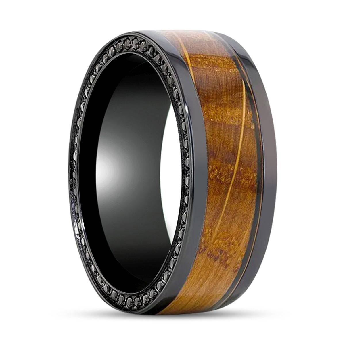 BOURBON Tungsten Carbide men's wedding band, image 5