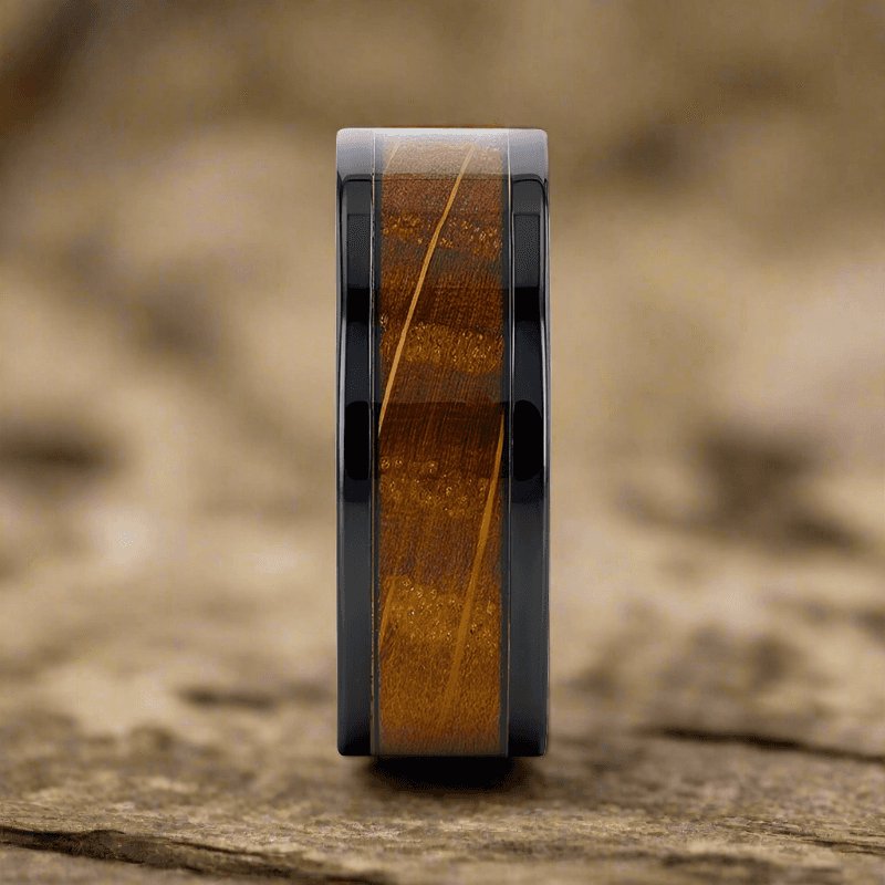 BOURBON Tungsten Carbide men's wedding band, image 3