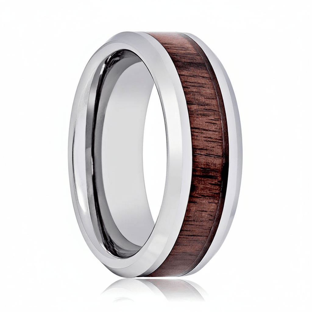BRUTUS — hero shot — men's tungsten carbide wedding ring | Aydins Jewelry