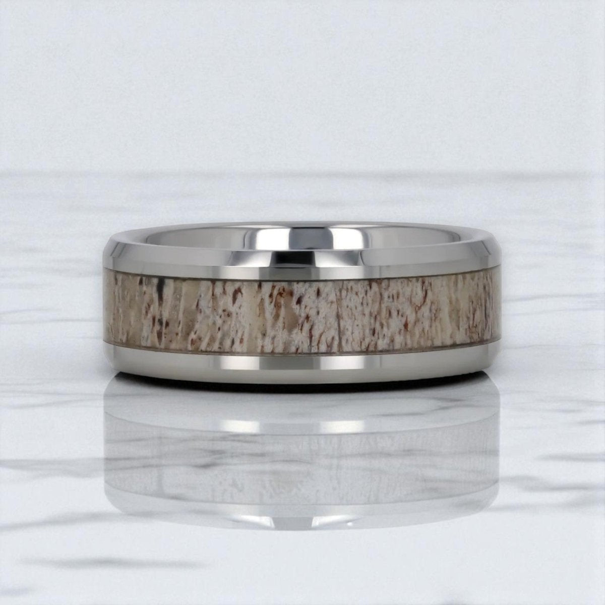 BUCK Tungsten Carbide men's wedding band, image 4