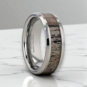 BUCK Tungsten Carbide men's wedding band, image 1