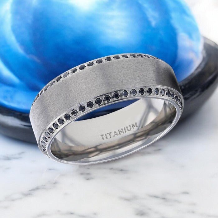 CHAMPION Titanium men's wedding band, image 2