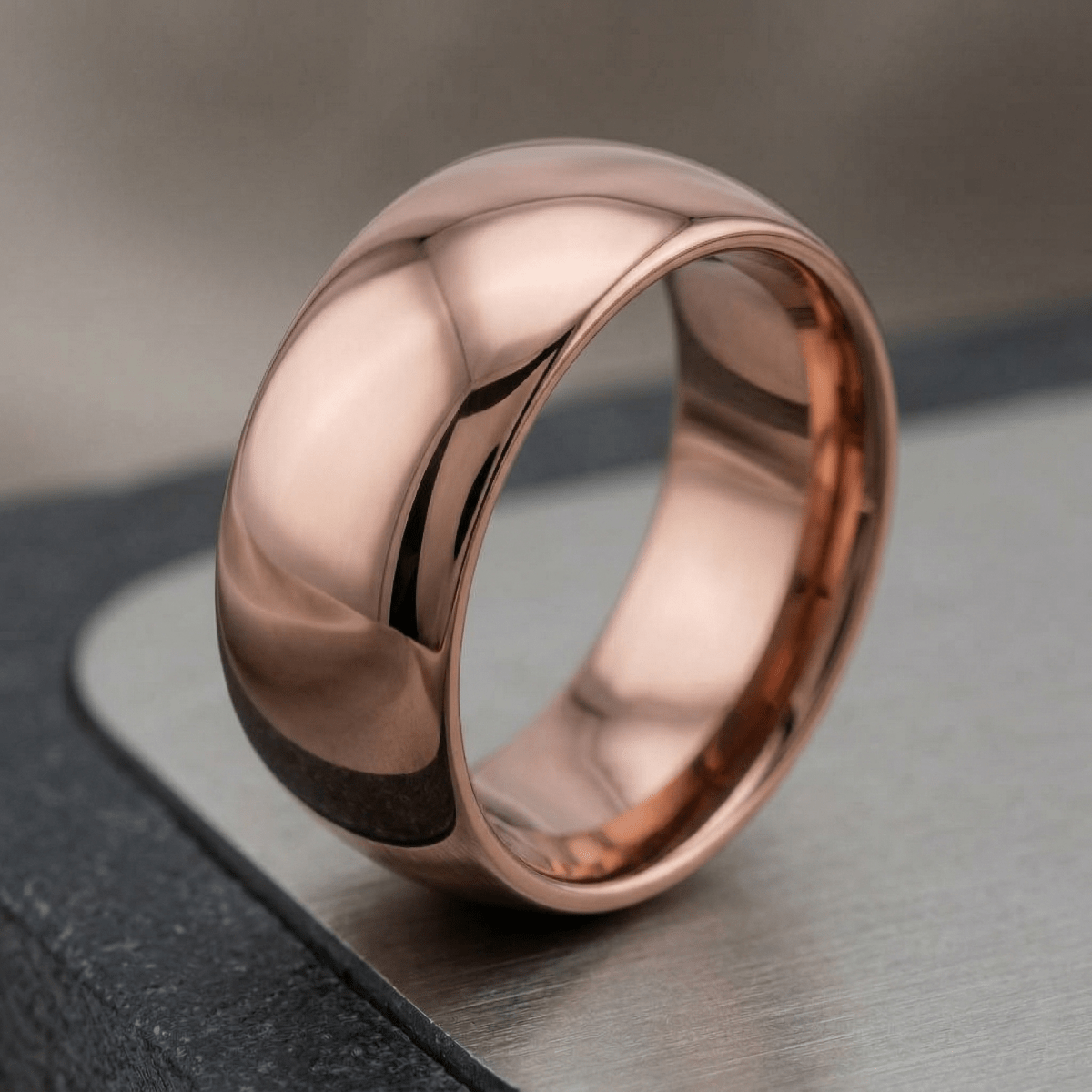 COFFEE Tungsten Carbide men's wedding band, image 3