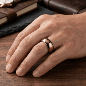 COFFEE Tungsten Carbide men's wedding band, image 2
