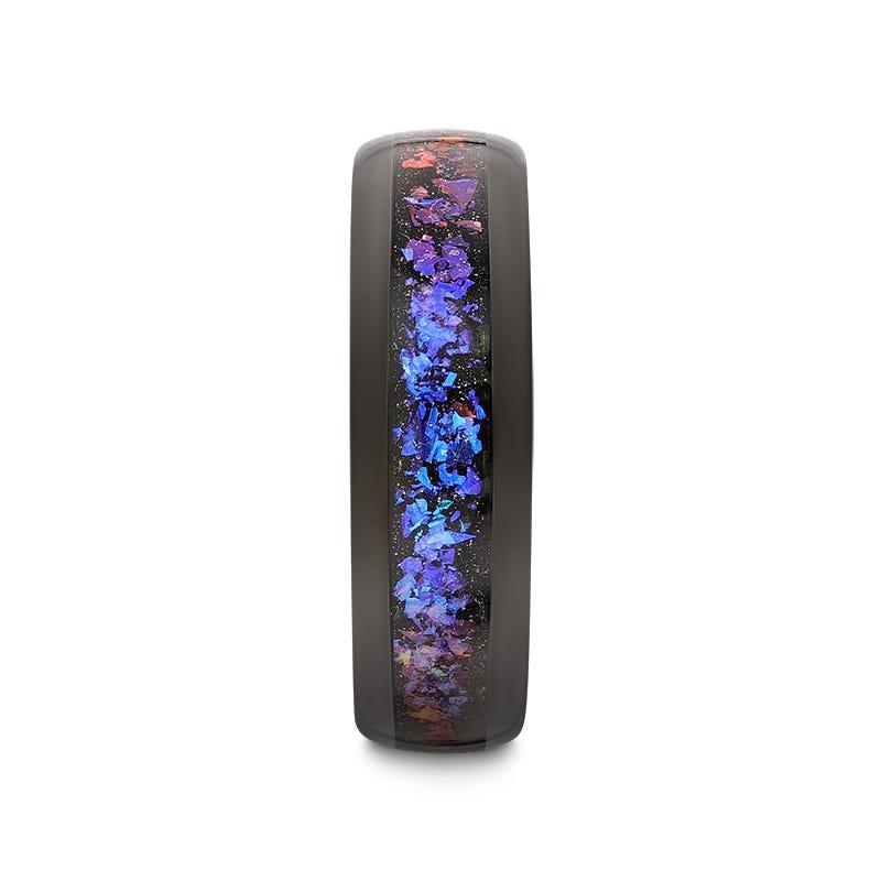 COSMIC Tungsten Carbide men's wedding band, image 3