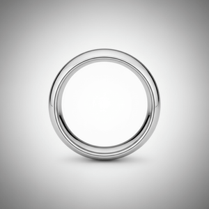 DEFENDER - alternate angle - men's tungsten carbide wedding ring | Aydins Jewelry