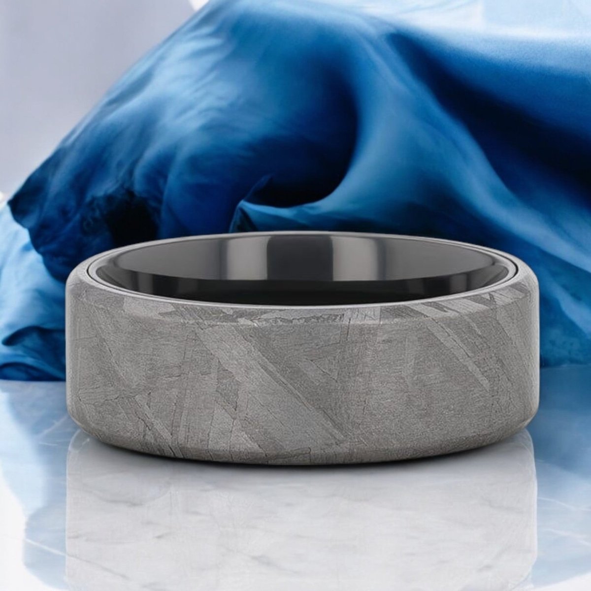 DIEMOS Titanium men's wedding band, image 4