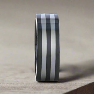 DIPLO Ceramic men's wedding band, image 3