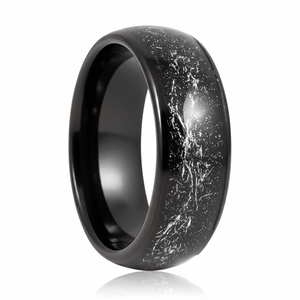 DOMINATOR — Hero product shot — men's tungsten wedding ring.
