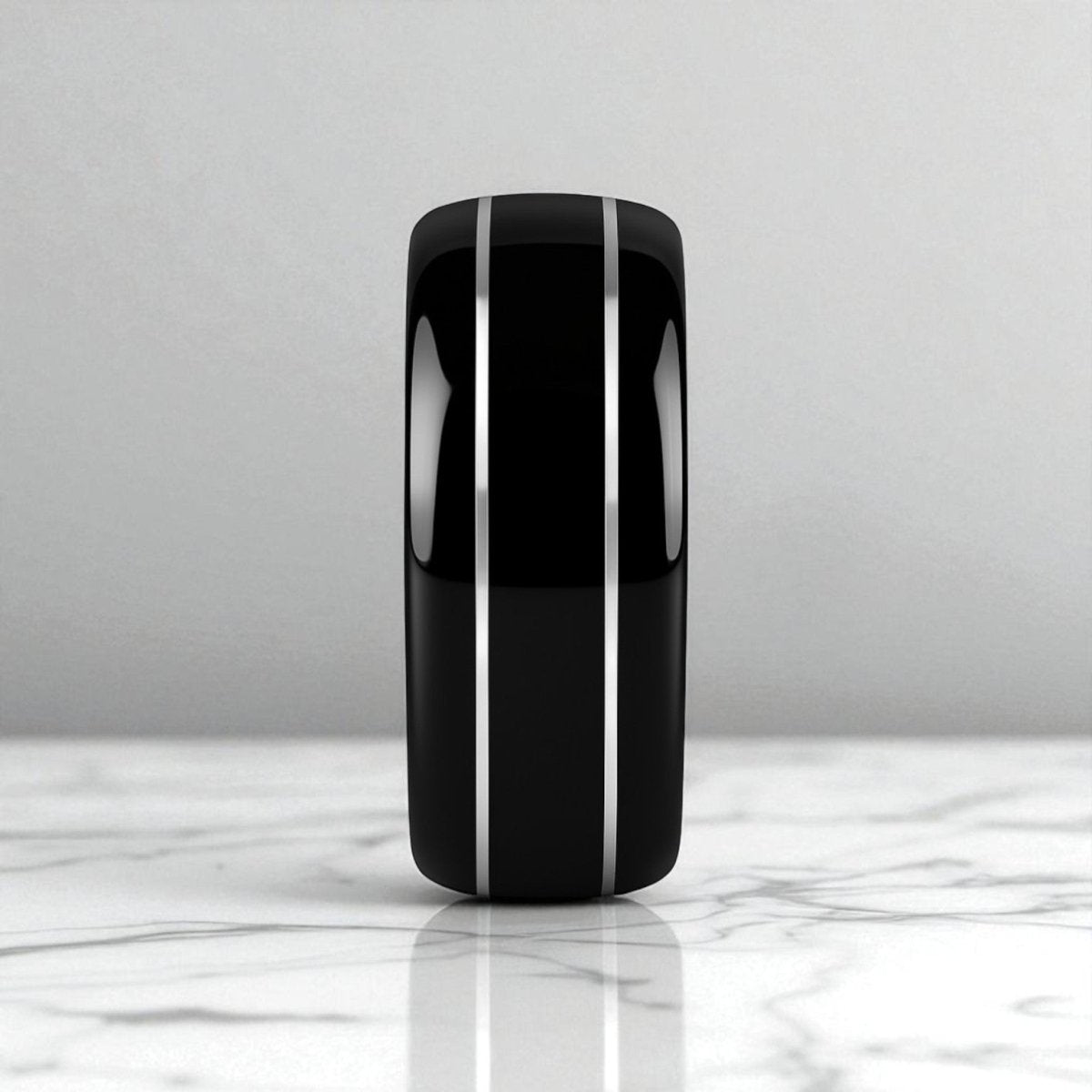 ECLIPSE Tungsten Carbide men's wedding band, image 4
