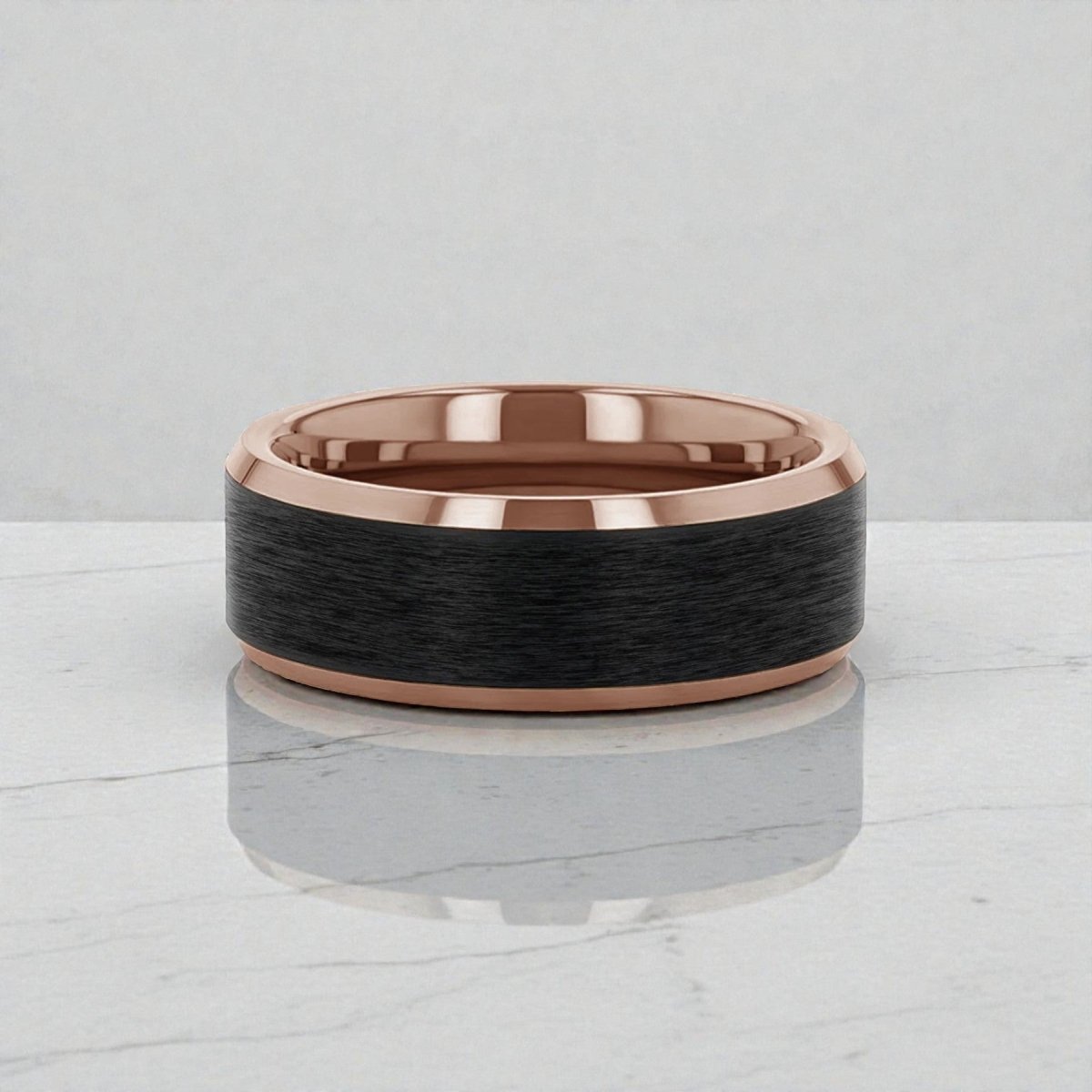 FERROS Tungsten Carbide men's wedding band, image 6