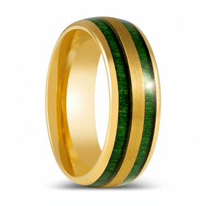 GARRISON — Hero product shot — men's tungsten wedding ring.