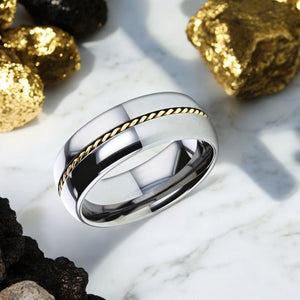 GOLDWYN Tungsten Carbide men's wedding band, image 2