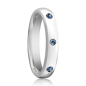 HALIA Tungsten Carbide men's wedding band, image 1