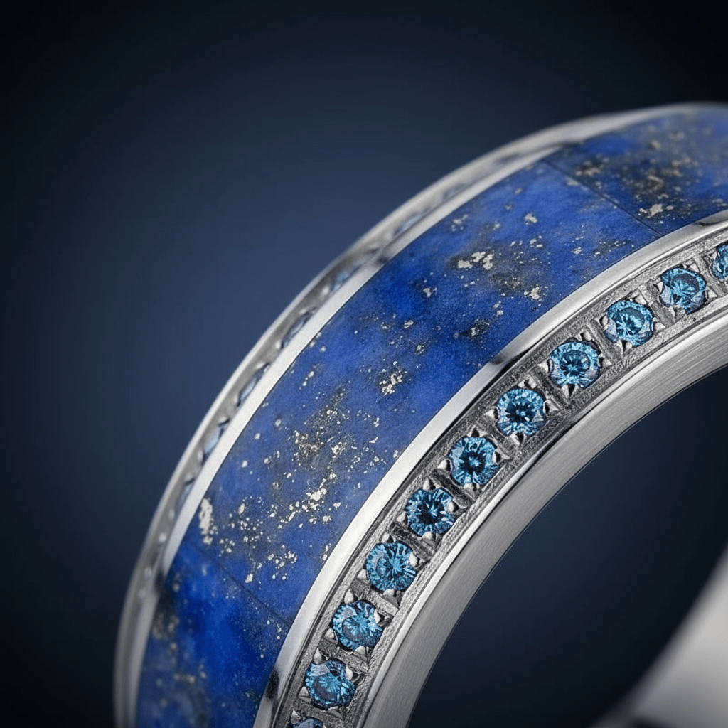 HYDRA Titanium men's wedding band, image 8