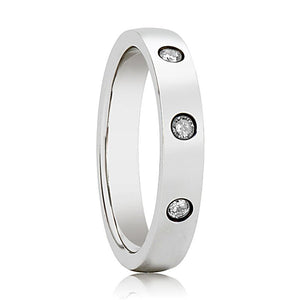 ISABELLA Tungsten Carbide men's wedding band, image 1