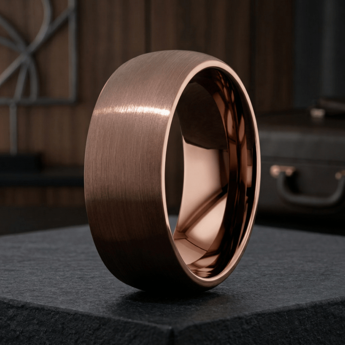 JAVA Tungsten Carbide men's wedding band, image 8