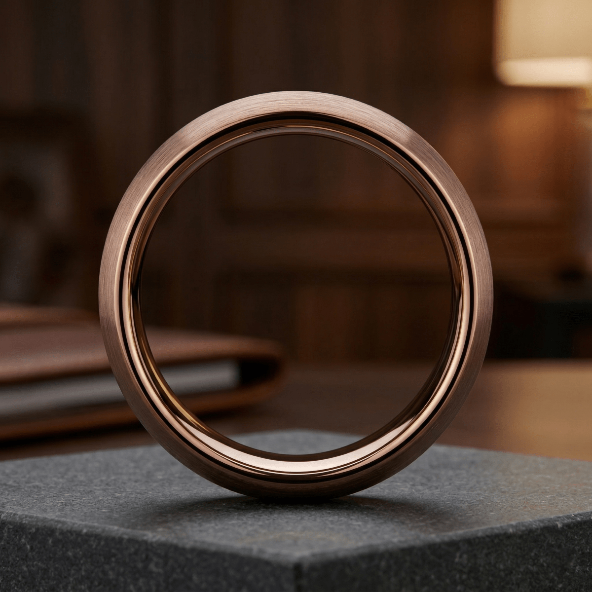 JAVA Tungsten Carbide men's wedding band, image 3