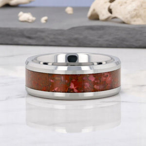 JURASSIC Tungsten Carbide men's wedding band, image 4