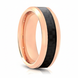 KAHLO — hero shot — men's tungsten carbide wedding ring | Aydins Jewelry