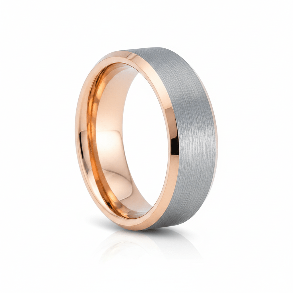 KINGRAY — hero shot — men's tungsten carbide wedding ring | Aydins Jewelry