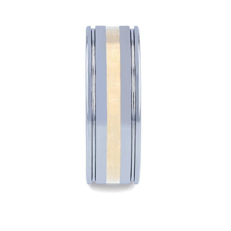 LAZIO Tungsten Carbide men's wedding band, image 4