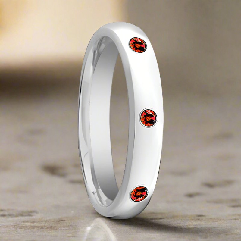 MAERA Tungsten Carbide men's wedding band, image 3