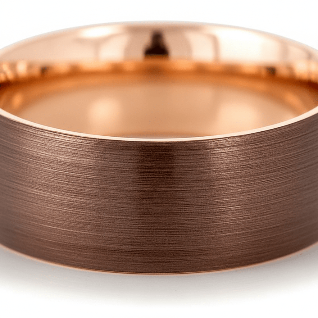 MARAR — close-up detail — men's tungsten carbide wedding ring | Aydins Jewelry