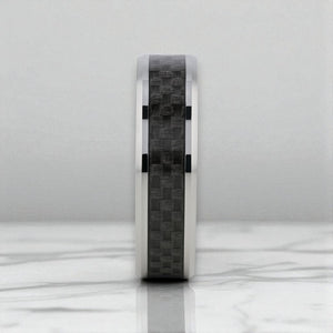 MAXIMA Tungsten Carbide men's wedding band, image 4