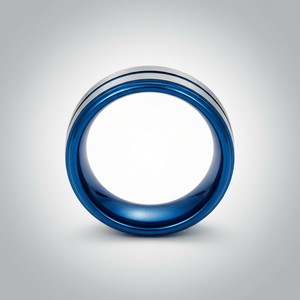 MAXTOM — close-up detail — men's tungsten carbide wedding ring | Aydins Jewelry