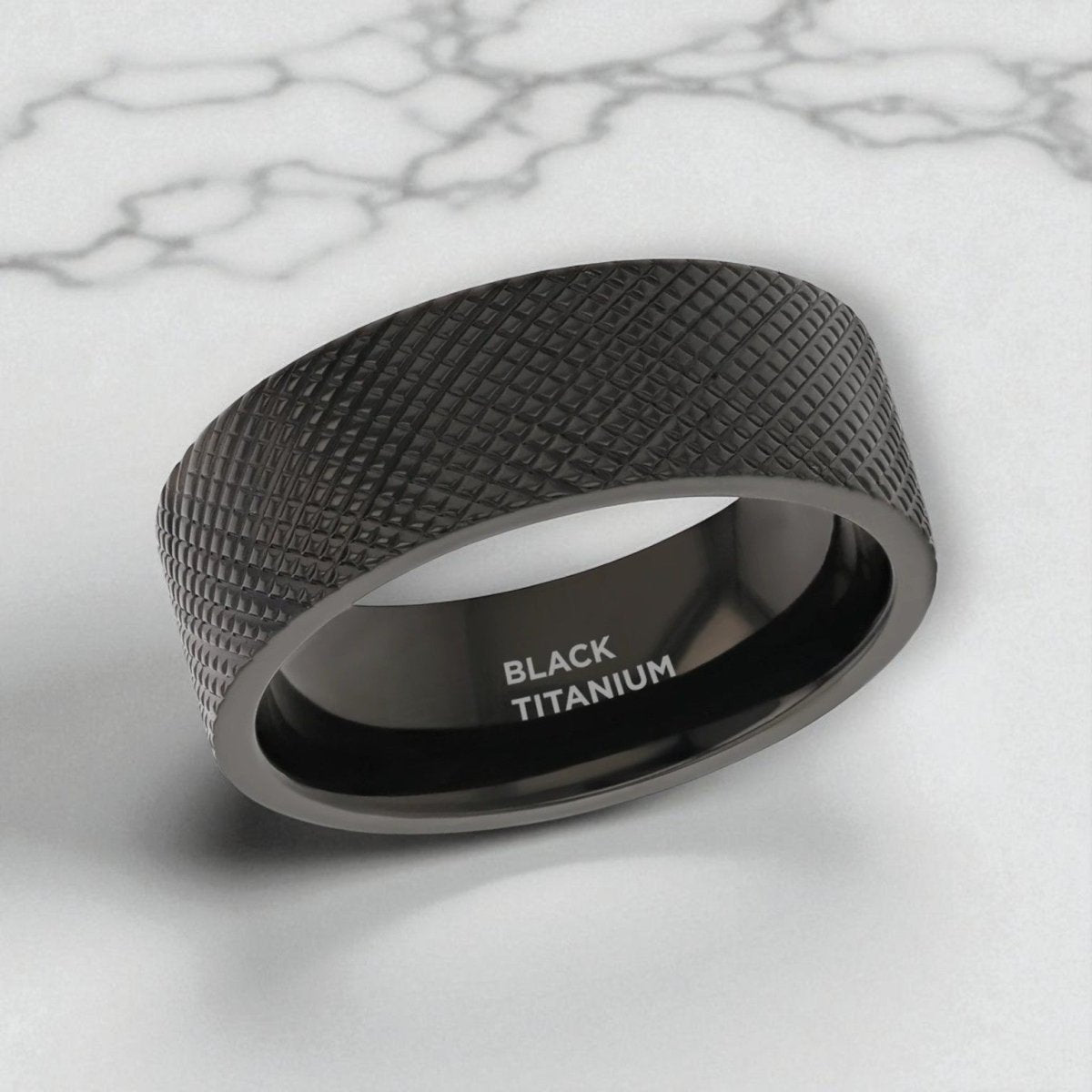 MIDNIGHT Tungsten Carbide men's wedding band, image 3