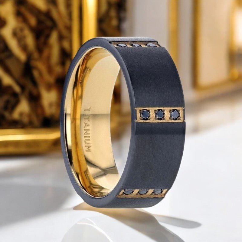 MURAMASA Titanium men's wedding band, image 1
