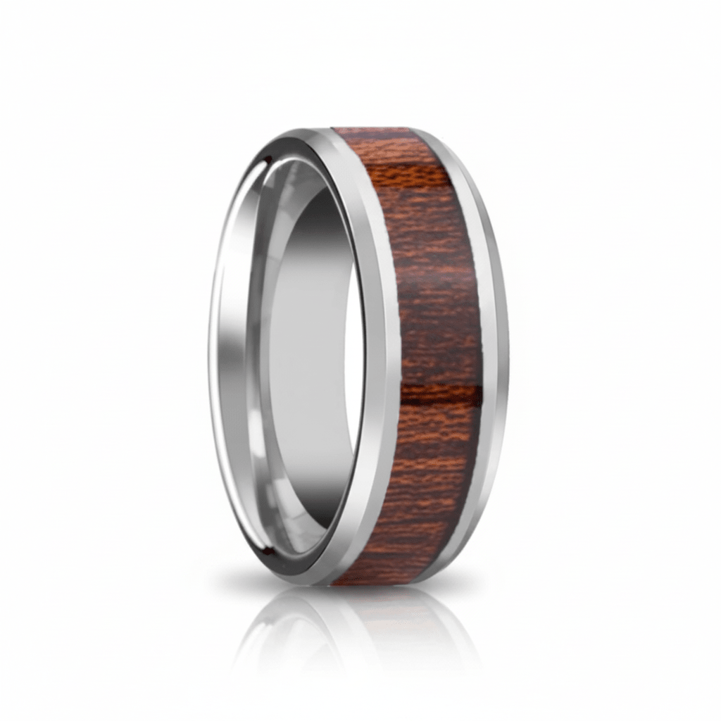MYTHIC — hero shot — men's tungsten carbide wedding ring | Aydins Jewelry