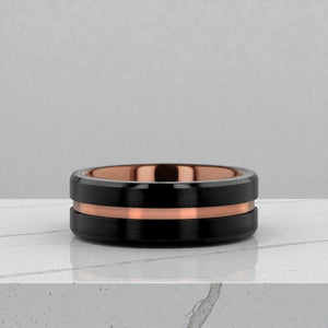 NEVAN Tungsten Carbide men's wedding band, image 6