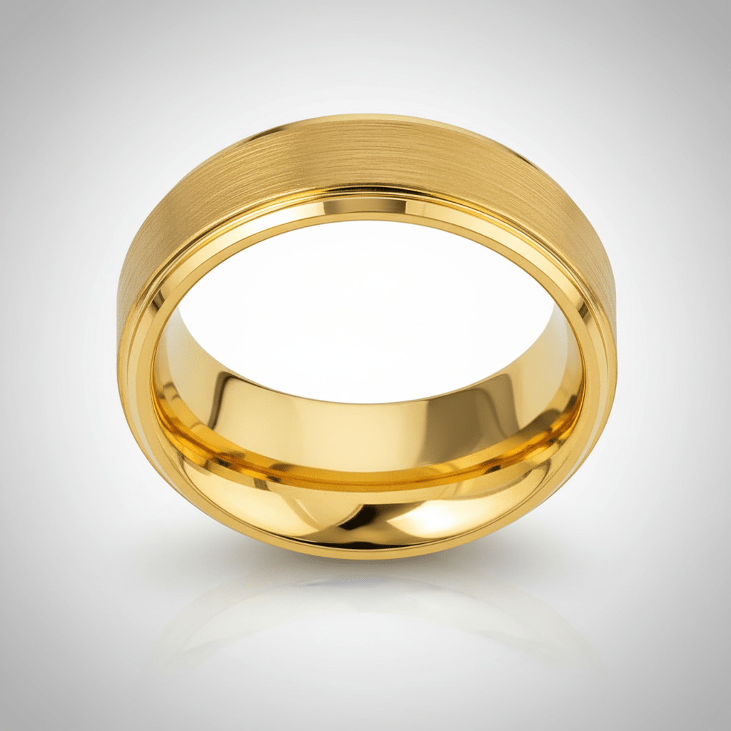 NIX — alternate angle — men's tungsten carbide wedding ring | Aydins Jewelry