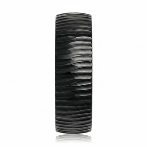 NYTHORN — angled view — men's tungsten carbide wedding ring | Aydins Jewelry