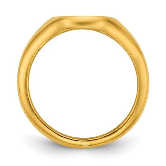 ORBIT | Custom Engraved Women's Signet Ring - Gold & Silver