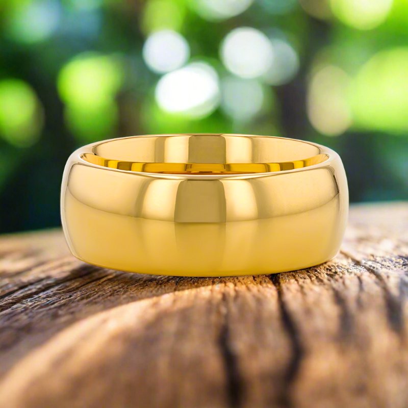 ORO Tungsten Carbide men's wedding band, image 4