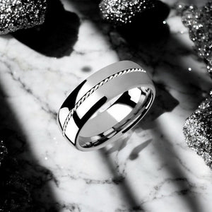 PHYTHEON Tungsten Carbide men's wedding band, image 2