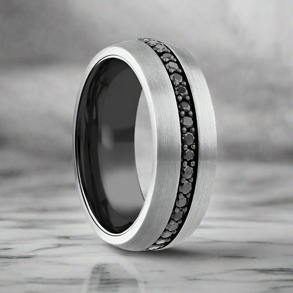 PILOT Tungsten Carbide men's wedding band, image 1