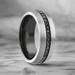 PILOT Tungsten Carbide men's wedding band, image 1