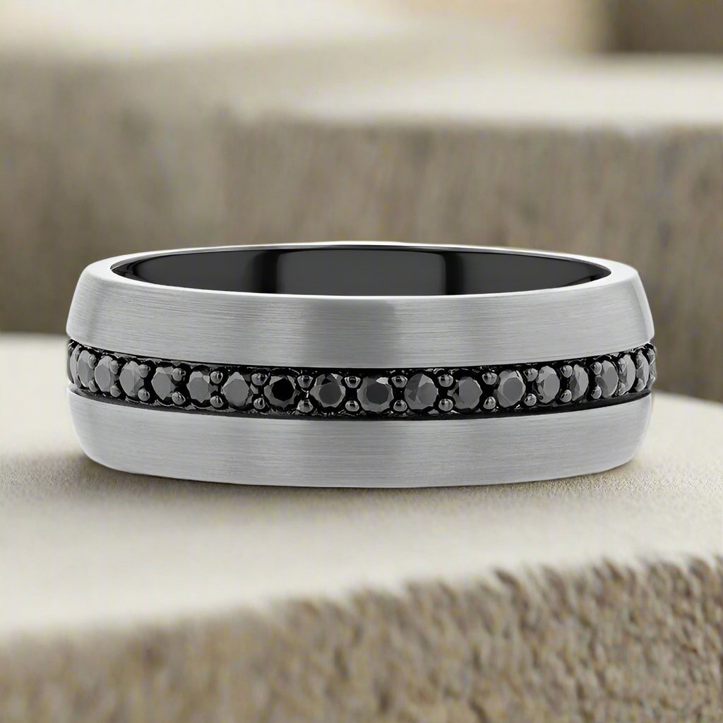 PILOT Tungsten Carbide men's wedding band, image 4