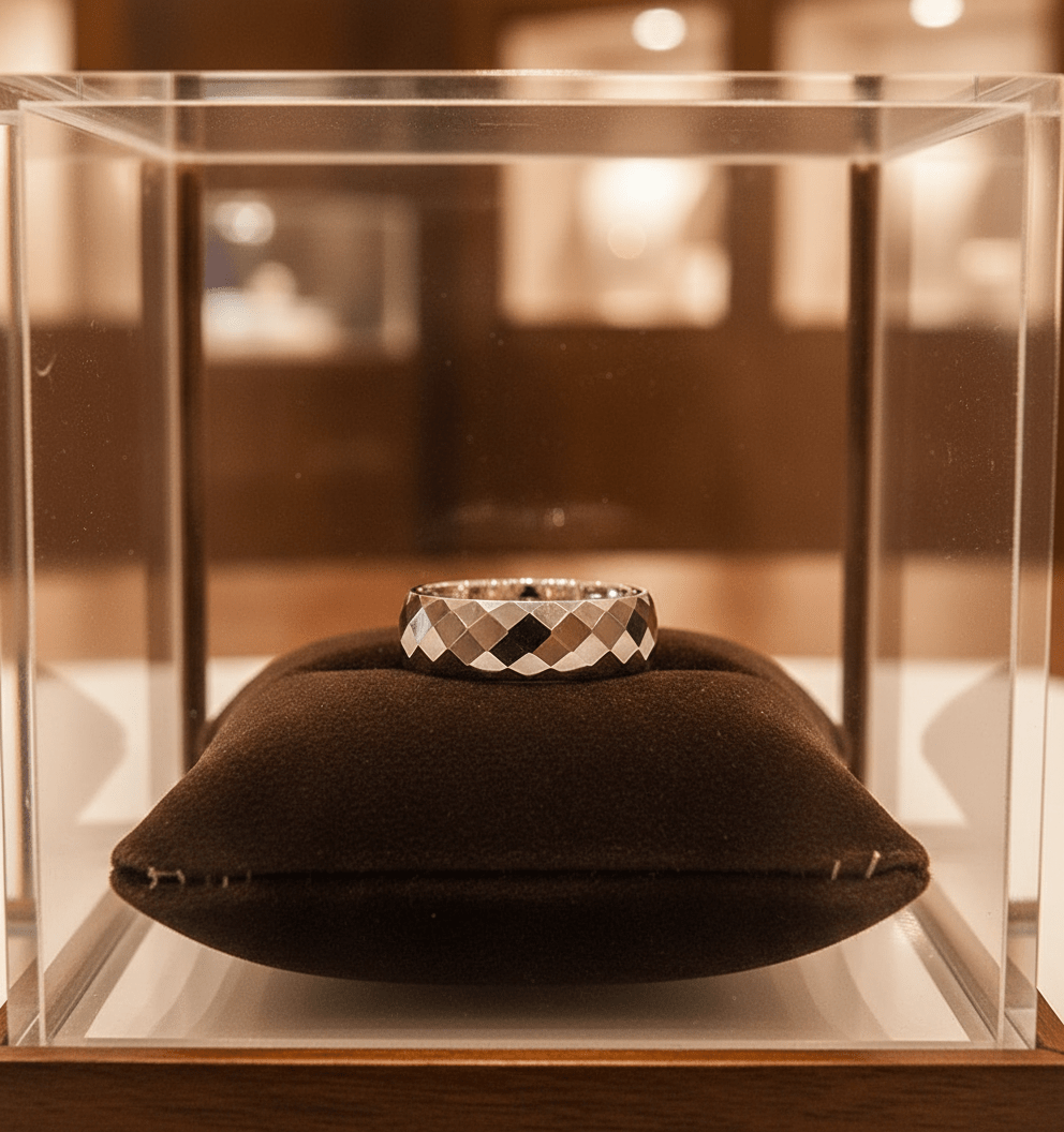 RANGER — display shot — men's tungsten carbide wedding ring | Aydins Jewelry