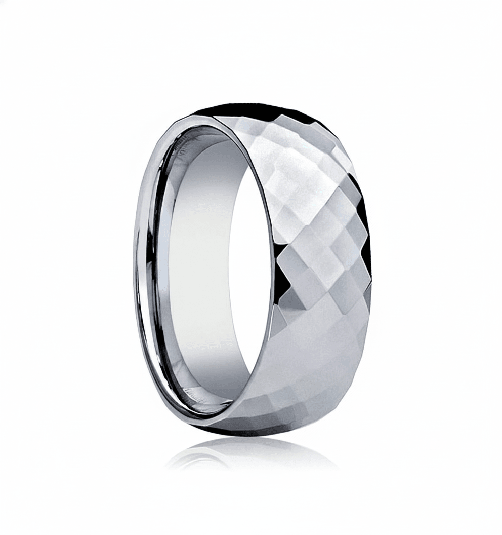 RANGER — hero shot — men's tungsten carbide wedding ring | Aydins Jewelry