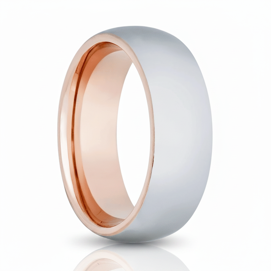 REGENT — hero shot — men's tungsten carbide wedding ring | Aydins Jewelry