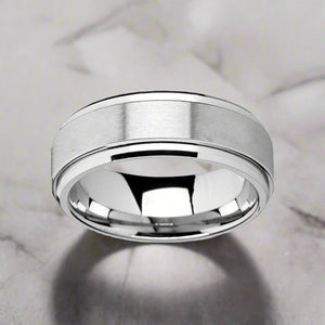 REVOLUTION Tungsten Carbide men's wedding band, image 2