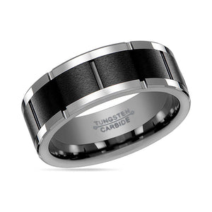 ROCHESTER Tungsten Carbide men's wedding band, image 2