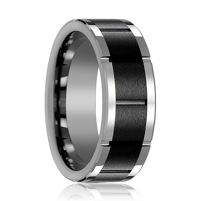 ROCHESTER Tungsten Carbide men's wedding band, image 1