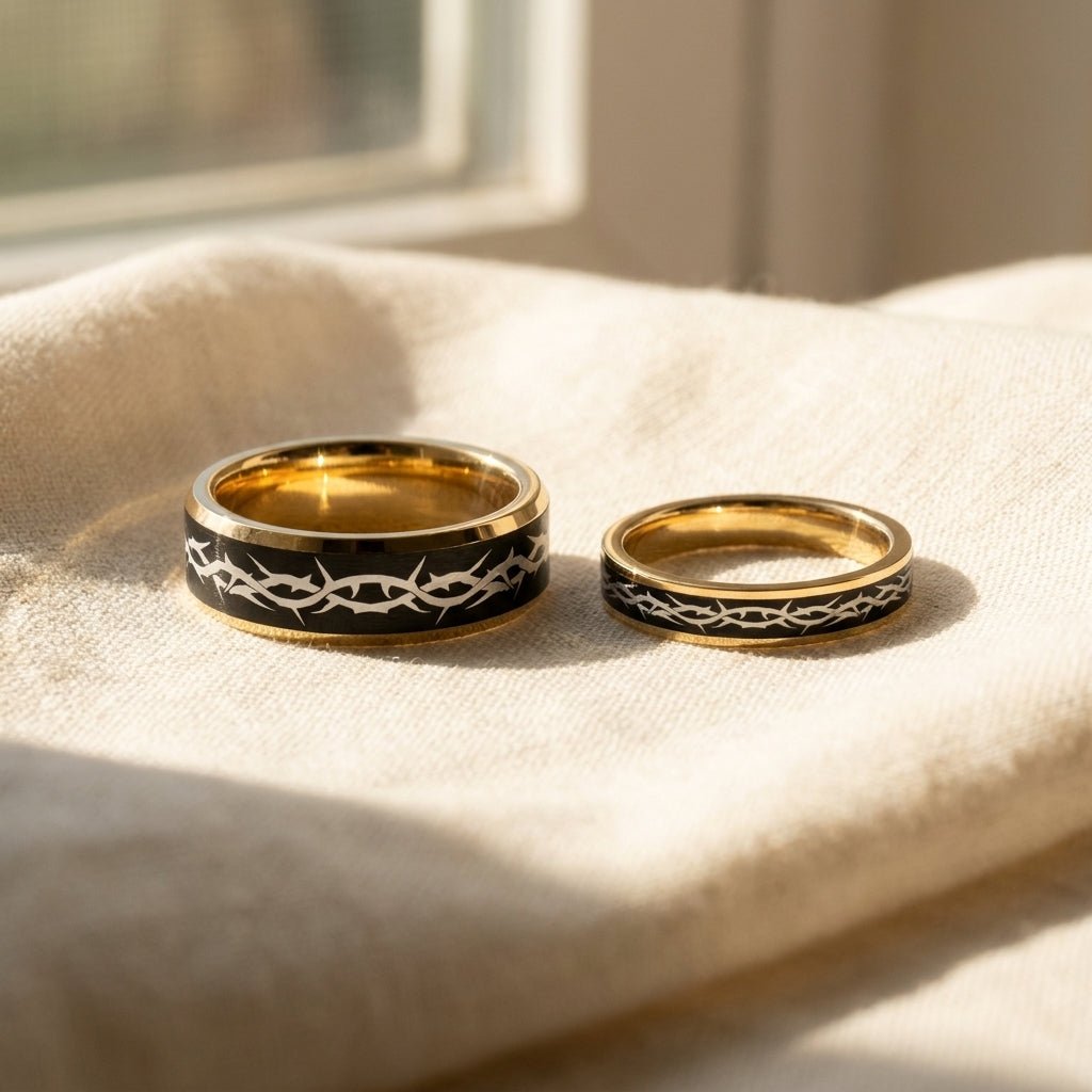 SACRED his and hers matching pair